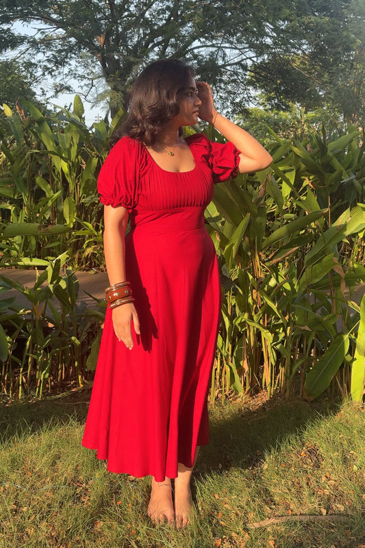 Nivea Burgundy Dress