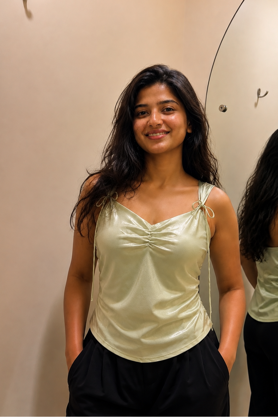 Cami Pistachip Top